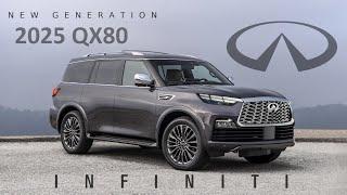 2025 INFINITI QX80 - luxury offroad in new generation!