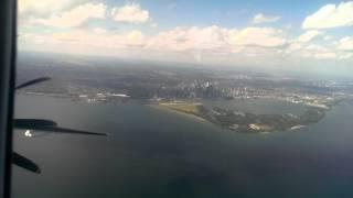 taking off, flight AC7522, Toronto - Monteral, Bombardier 415
