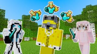Minecraft Manhunt, But I Drop OP Loot...