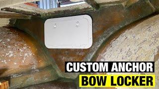 Fibreglassing In CUSTOM ANCHOR BOW LOCKER | Pacemaker 20ft | Full BOAT RESTORATION V2 - Part 18