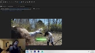 lightsaber VFX  editing 4/30