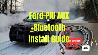 2013-2019 Ford Police Interceptor Utility AUX + Bluetooth Install