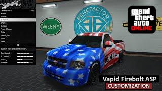 Vapid Firebolt ASP - Customization and Review / GTA Online: Agents of Sabotage / Review in [4K]