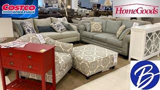 COSTCO HOMEGOODS BOSCOV'S FURNITURE SOFAS ARMCHAIRS TABLES SHOP WITH ME SHOPPING STORE WALK THROUGH