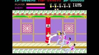 kung fu master arcade con una ficha