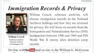 Immigration Records & Privacy (2015 Dec. 10)