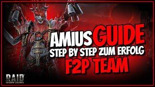 Raid: Shadow Legends | AMIUS Guide - Step by Step zum Erfolg - F2P Team