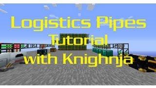 Logistics Pipes Tutorial - How to Build a Complete Inventory/Crafting/Autosorting System