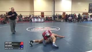 60 Rd of 32 - James Rader (Nebraska Golden Eagles WC) vs. Josh Kramer (Arizona State University)