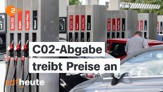 Sprit, Erdgas und Heizöl werden teurer - versprochenes Klimageld bleibt aus | ZDF Mittagsmagazin