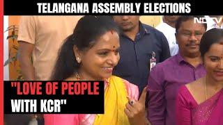 Telangana Assembly Elections 2023: "Love Of People With KCR": BRS Leader K Kavitha