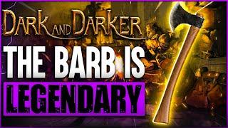 The LEGENDARY Felling Axe hits different - Dark and Darker Barbarian Gameplay