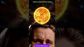 Zoom Earth From Our galaxy #earth #galaxy #milkyway #shorts #space