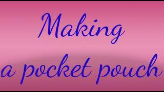 #making a pocket pouch with#paper# MNR#creations# saitej