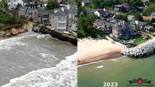 Crazy Before & After Storms Video Of Ogden Dunes Rebuilding The Lakefront