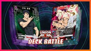 Union Arena Deck Battle - Jujutsu Kaisen Toji Vs Sukuna