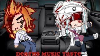 Deaths music taste| demon slayer| modern au| Ft. Uzui and kyoujurou