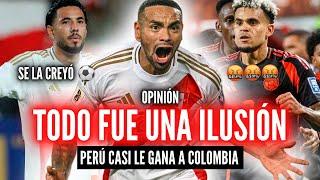 PERÚ 1-1 COLOMBIAERA MUY BONITO PARA SER VERDADLUIS DIAZ ARRUINÓ LA SORPRESA