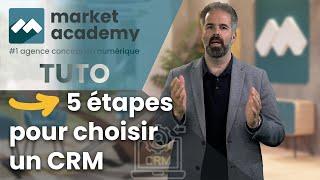 5 étapes pour choisir le meilleur CRM - Tuto Digital - Market Academy par Guillaume Sanchez