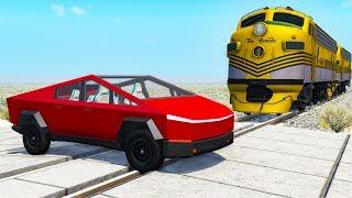 Beamng drive - Train Accidents #4