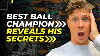 Drafting With A Best Ball Mania CHAMPION!