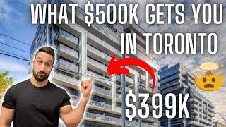 APARTMENT HUNTING IN TORONTO UNDER $500,000 l 4 CONDO TOURS W PRICES