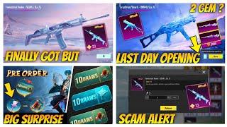 ️BIG SCAM | Scar-l Glacier 100% Guaranteed | Ump Glacier Trick | New Ultimate Crate opening | 2024