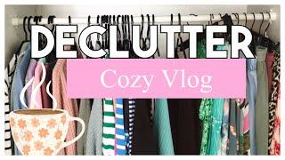 Kleiderschrank-Projekt - Declutter with me  Cozy Vlog