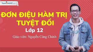 Đơn điệu hàm trị tuyệt đối - Toán 12   - Thầy Nguyễn Công Chính