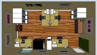 Washrooms&Office Down