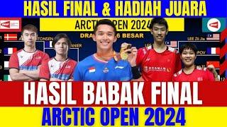 INDONESIA JUARAAA‼️Hasil & Hadiah Juara Semua Sektor Babak Final Arctic Open hari ini..!!