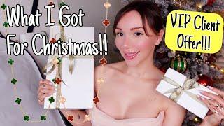 Van Cleef VIP Client Offer Unboxing + Moncler What I Got for Christmas VCA Fine Jewelry Collection