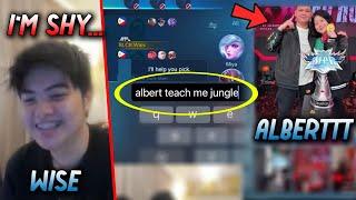 WISE IS SHY TO PLAY JUNGLE WITH RRQ ALBERTTT...