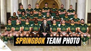 Springboks vs All Blacks official team photo in Cape Town