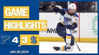 Game Highlights: Blues 4, Kraken 3 (OT)