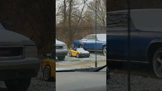 WHO LEFT MY TOP DOWN? Now there's snow inside my Corvette!