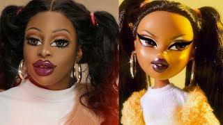 I tried to do the Bratz challenge, its harder than it looks
