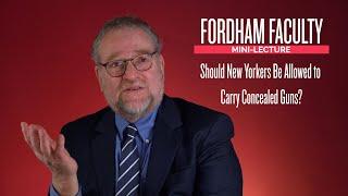 Should New Yorkers Be Allowed to Carry Concealed Guns?