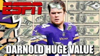 ESPN: Minnesota Vikings Will Get "Money's Worth" Out of Sam Darnold