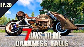 It's Finally Mine!!! I Crafted The Motorcycle... [Darkness Falls Ep.20]