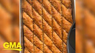 Make baklava in only 10 minutes with this brilliant hack l GMA