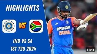 India vs South Africa 1st T20 2024 Full Highlights I IND vs SA 1st T20 Highlights 2024