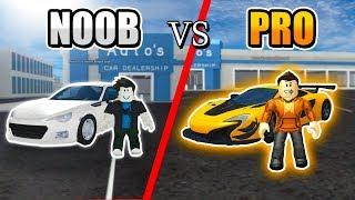 NOOB vs PRO (Roblox Vehicle Simulator) Ft. Darzeth