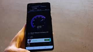 Saudi Telecom Company (stc) 5G NR speed test in Riyadh, KSA