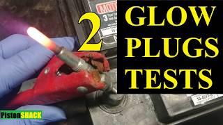 HOW TO TEST 12V GLOW PLUGS ONLY!  | GLOWING AND RESISTANCE | MITSUBISHI DELICA