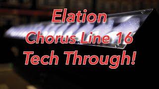 Building a Tech Sequence with the Elation Chorus Line and GrandMA2