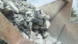 53:STONE CRUSHER MACHINE: CRUSHING BIG ROCKS!  ASMR#viralvideo#trending #stonecrusher