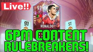 FIFA 23 LIVE 6PM CONTENT! LIVE RULEBREAKERS PROMO! LIVE PRE SEASON REWARDS? LIVE FGS SWAPS TOKEN SBC