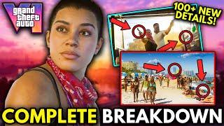 GTA 6 Trailer COMPLETE Breakdown! | 100+ NEW Gameplay & Story Details!