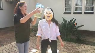 Girl pied and soaked